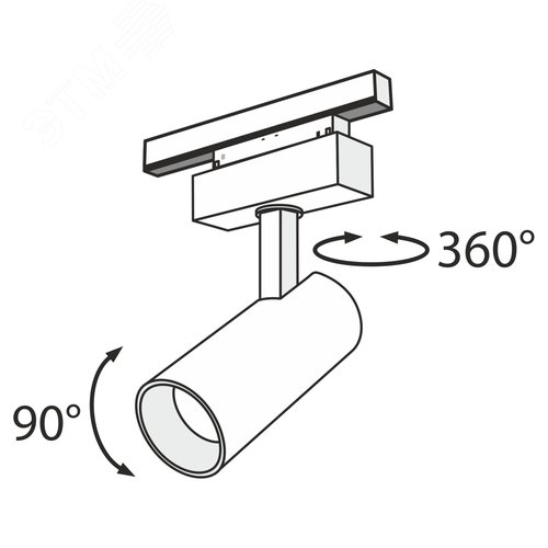 Светильник трековый Focus Led S35 4000K 18Вт 24 град - фото 5
