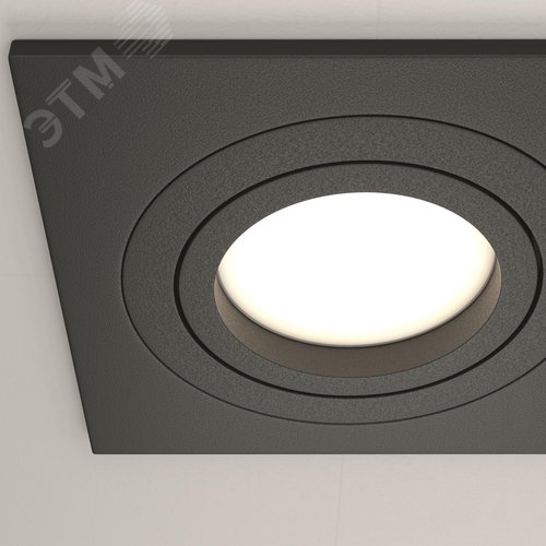 Светильник встраиваемый Atom Черный - фото 3