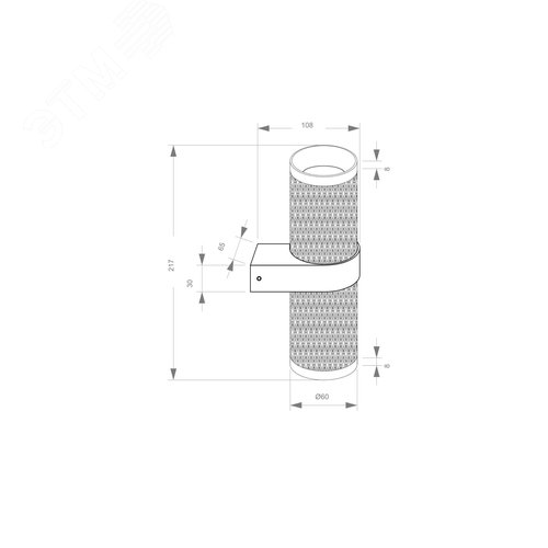 Светильник настенный (бра) Technical C069WL-02B Черный - фото 3