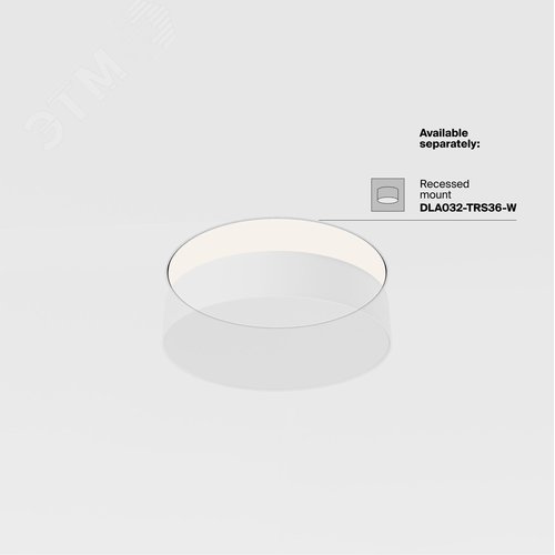 Светильник потолочный Zon LED 36W Матовое Золото - фото 4