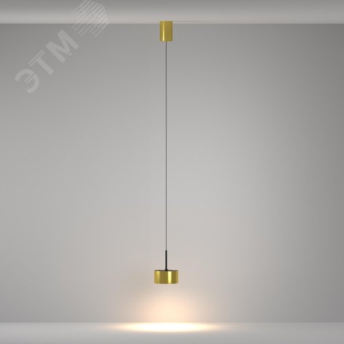 Светильник подвесной Glare LED 12W Латунь - фото 3