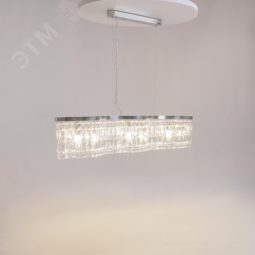 Светильник подвесной Dune E14х6х60W Хром - фото 6