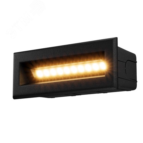 Подсветка для лестниц Outdoor Bosca IP 65 LED 5W 3000 K Черный - фото 4