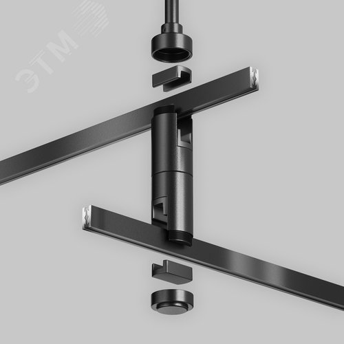 Крепление потолочное Long двойное 700мм Flarity черный - фото 4