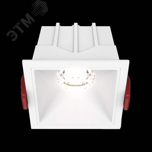 Светильник встраиваемый Downlight Alfa LED 4000K 10Вт 36 град IP20 CRI90 Белый квадрат 52х65х65мм 550Лм - фото 2