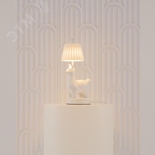 Светильник настольный Senor Alpaca LED 7W Белый - фото 4