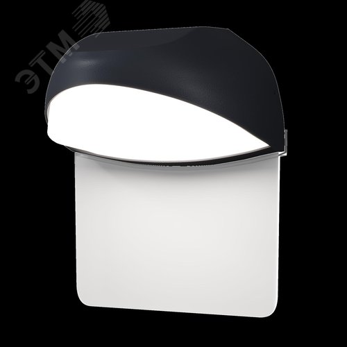 Светильник настенный (бра) Outdoor Gloss IP 65 LED 7W 3000 K Графит - фото 3