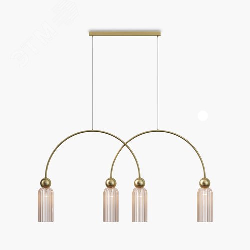 Светильник подвесной Antic E14х4х40W Золото - фото 3