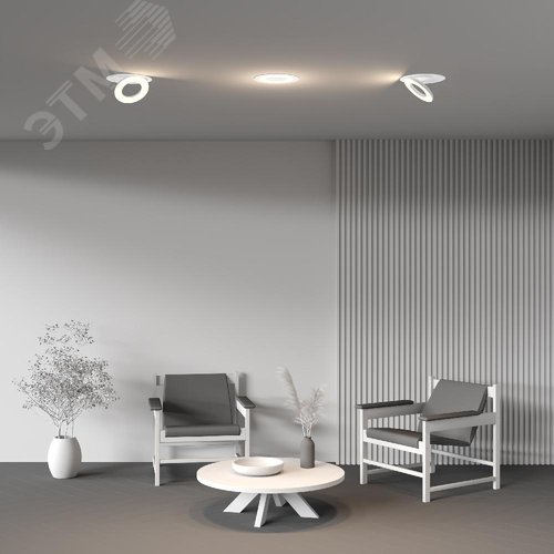 Светильник встраиваемый Vector DL102-12W3K-W Белый - фото 5