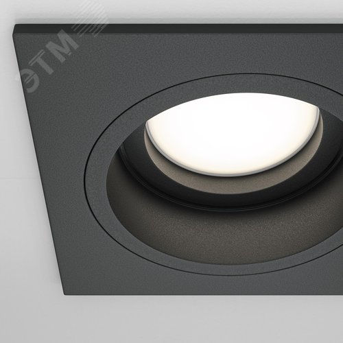 Светильник встраиваемый Atom Черный - фото 2