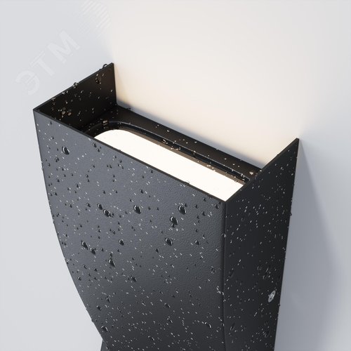 Подсветка архитектурная Outdoor Twist IP 65 LED 11W 3000 K Черный - фото 3