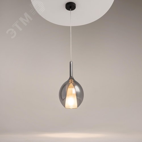 Светильник подвесной Duality E27х1х60W Черный - фото 4