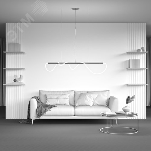 Светильник подвесной Tau LED 30W Золото - фото 6