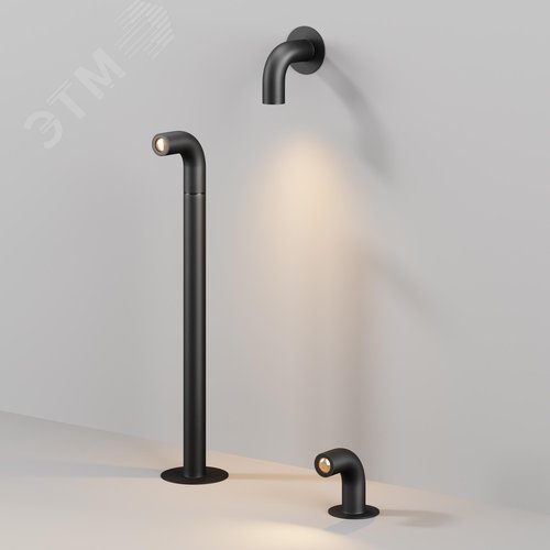 Светильник ландшафтный Outdoor Sleek IP 65 LED 2W 3000 K Графит - фото 6