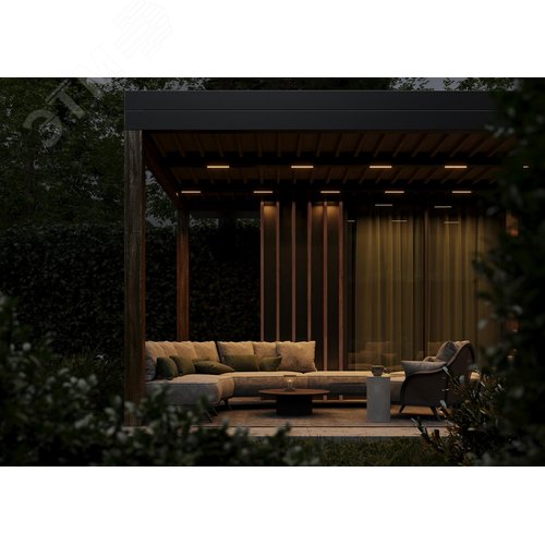 Светильник встраиваемый Outdoor Ghost IP 65 LED 12W 3000 K Графит - фото 3