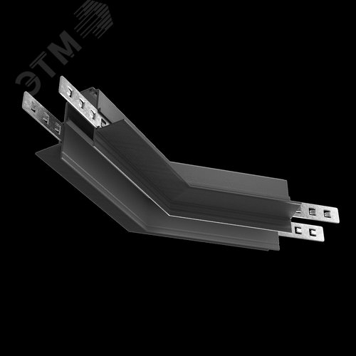 Угол-соединитель 135 град Exility встраиваемый под ГКЛ 12,5мм черный - фото 6