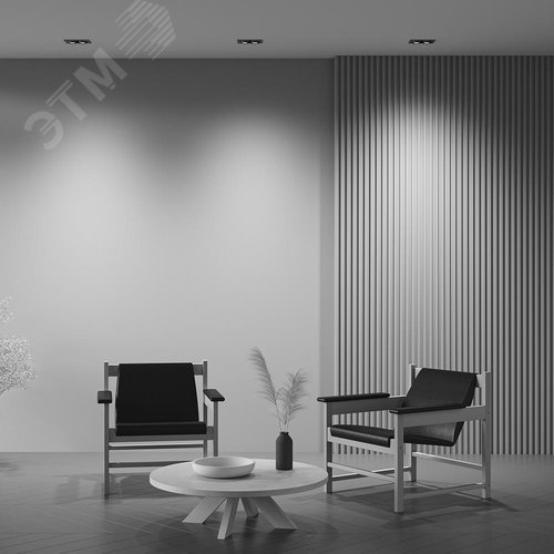 Светильник встраиваемый Hidden DL045-02-10W4K-B Черный - фото 6