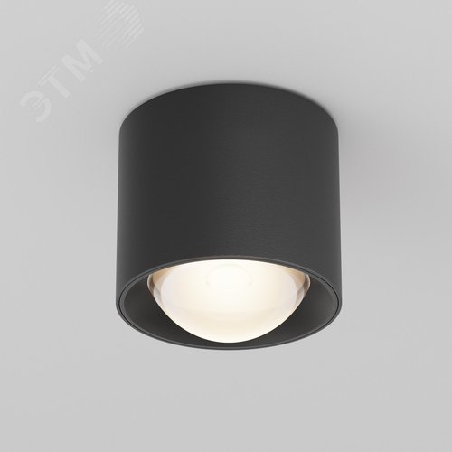 Светильник потолочный Lens LED 15W Черный - фото 5