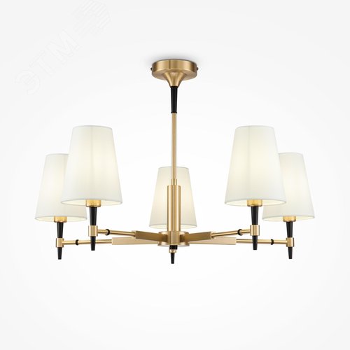 Люстра Zaragoza E14х5х40W Латунь - фото 2