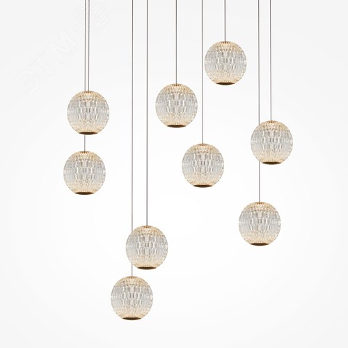 Светильник подвесной Sapphire LED 56W Латунь - фото 3