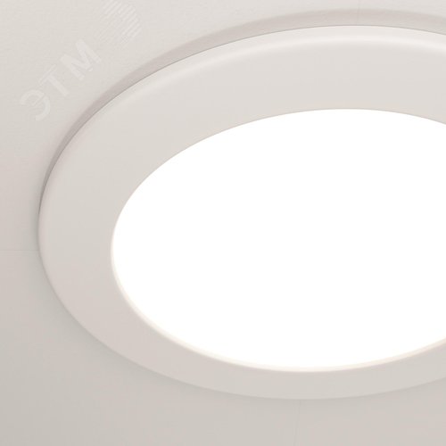Светильник встраиваемый Stockton LED 3000-6000K 1x12 Вт 110 град IP 44 белый - фото 5