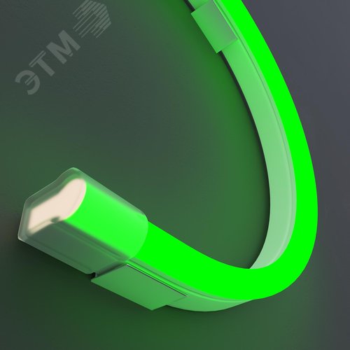 Неон гибкий 25x13 220В 8Вт/м Green IP65 50м 201234 - фото 7
