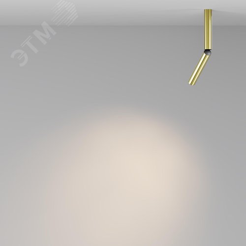 Светильник потолочный Focus T LED 6W Латунь - фото 3