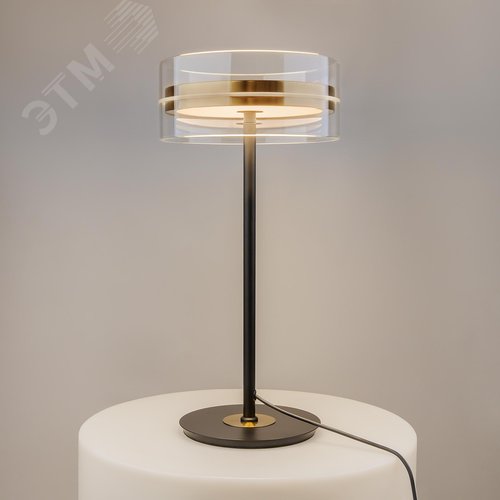 Светильник настольный Dress code LED 14W Черный и Латунь - фото 3