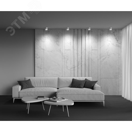 Светильник потолочный Polar GX53х1 Белый - фото 6