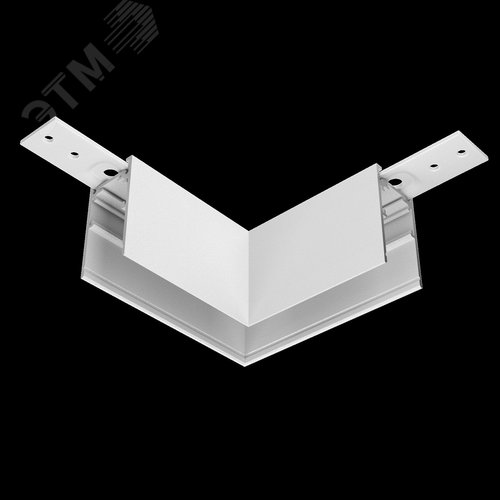 Коннектор угловой Exility накладной белый - фото 3