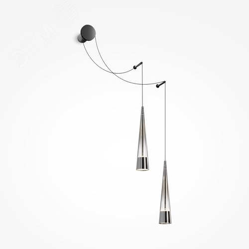 Светильник настенный (бра) Maytoni P090WL-L24CH3K Хром - фото 4