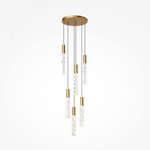 Светильник подвесной Maytoni MOD328PL-L18BS3K Латунь - фото 3