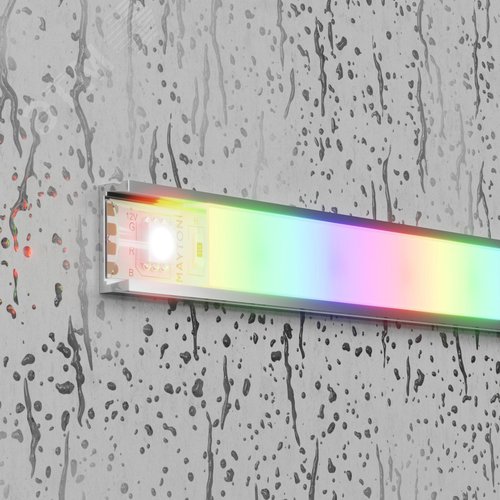 Лента светодиодная 12В 5050 14,4Вт/м RGB 5м IP65 - фото 4