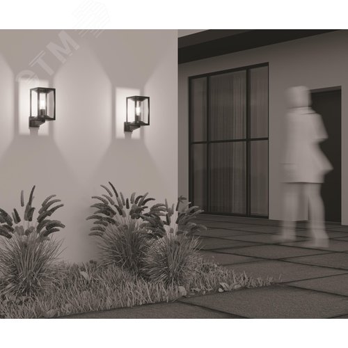 Светильник настенный (бра) Outdoor Cell IP 65 E27х1х15W Графит - фото 7