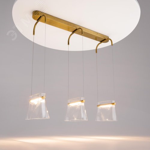 Светильник подвесной Cabaret LED 20W Латунь - фото 7