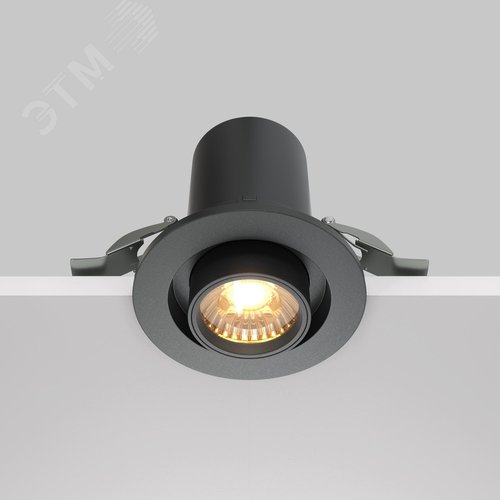 Светильник встраиваемый Hidden DL045-01-10W3K-B Черный - фото 8