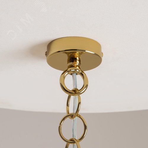 Светильник подвесной Frame E14х6х60W Золото - фото 5