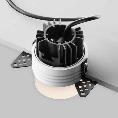 Светильник встраиваемый Nude DL065-12W4K-TRS-W Белый - фото 6