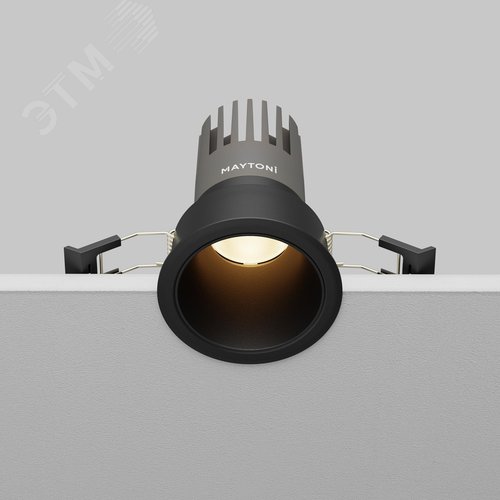 Светильник встраиваемый Dip DL116-10W-3K-B Черный - фото 4