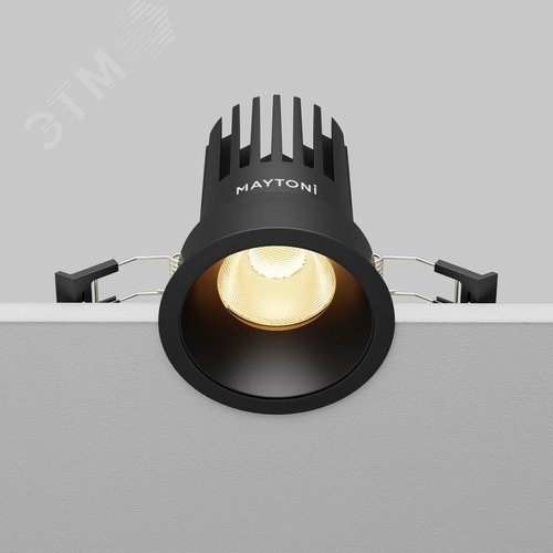 Светильник встраиваемый Dip DL117-15W-2.7K-B Черный - фото 6