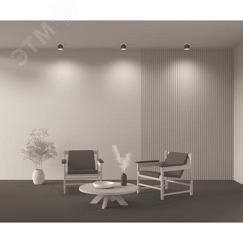 Светильник потолочный Planet LED 12W Черный - фото 4