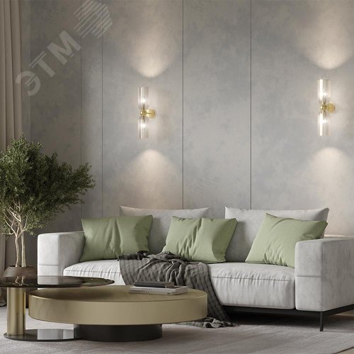 Светильник настенный (бра) Maytoni MOD302WL-02CG Золото - фото 7