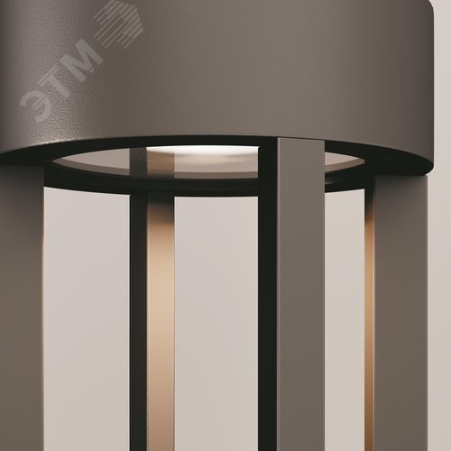 Светильник ландшафтный Outdoor Vint IP 65 LED 9W 3000 K Графит - фото 5
