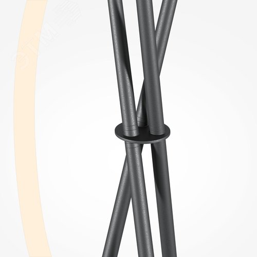 Светильник напольный (торшер) Crochet LED 36W Черный - фото 7