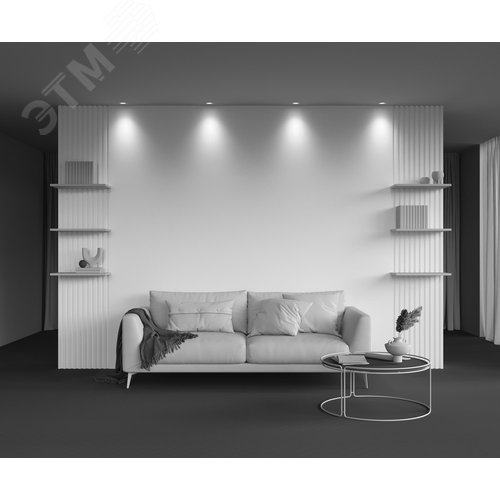 Светильник встраиваемый Round Белый - фото 6