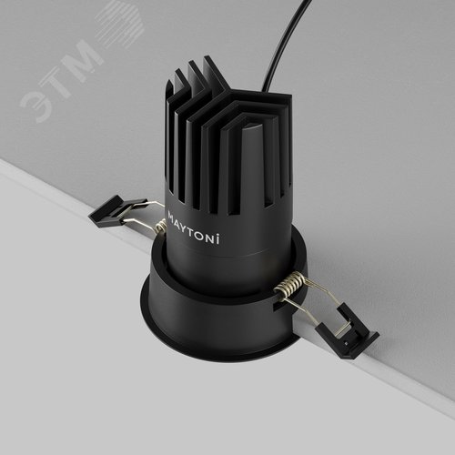 Светильник встраиваемый Dip DL118-15W-2.7K-B Черный - фото 8