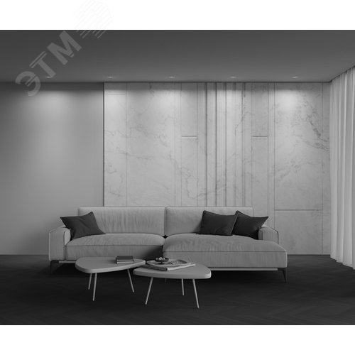 Светильник встраиваемый Parete DL100-12W2.7-3-4K-RD-W Белый - фото 7