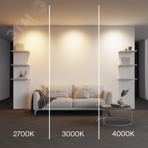 Светильник встраиваемый Parete DL100-6W2.7-3-4K-W Белый - фото 5