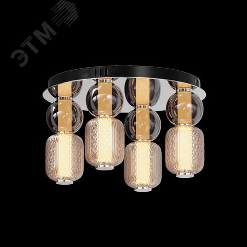 Светильник потолочный Drop LED 60W Хром - фото 4