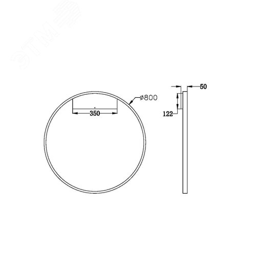 Светильник настенный (бра) Maytoni MOD058WL-L50B3K Черный - фото 3